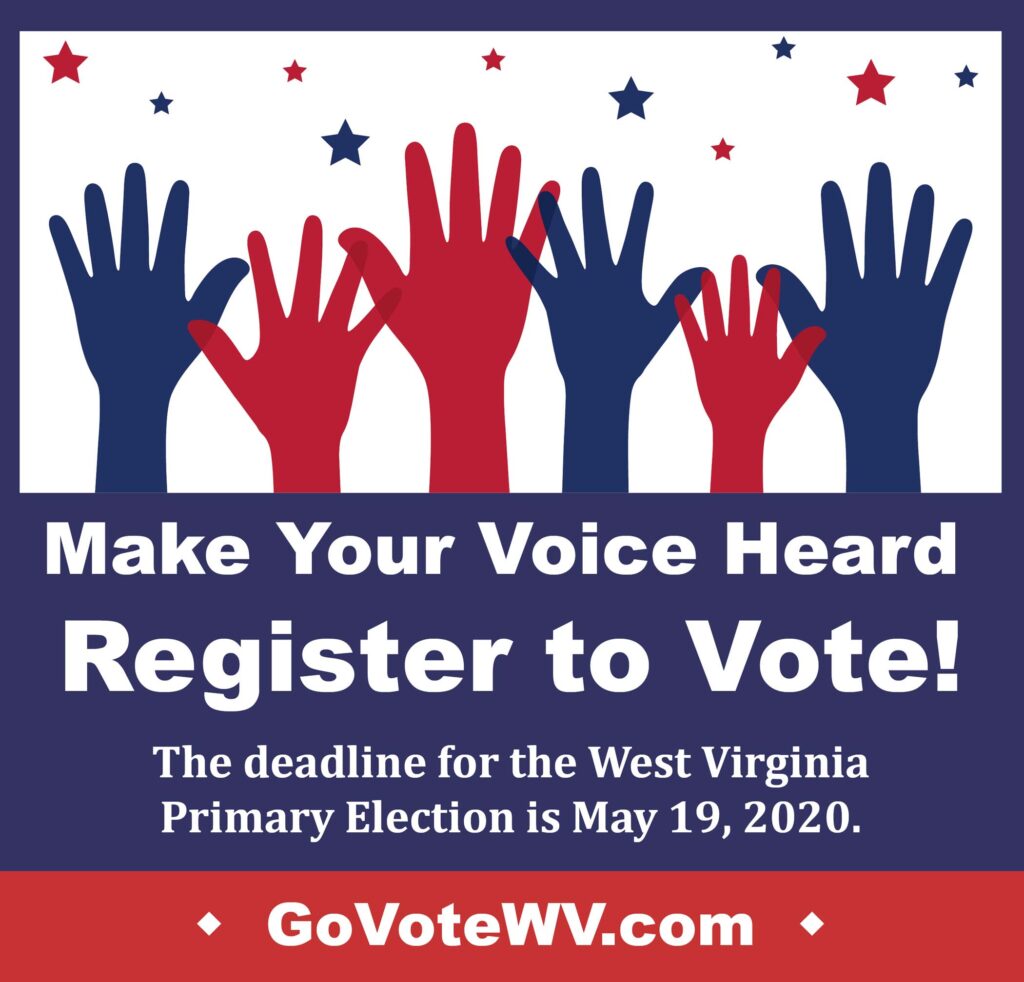 Deadline Tomorrow to Register to Vote - WV Citizens for Clean Elections